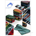 china suppliers cotton stock towels yarn dyed and jacquard patterns